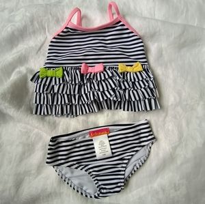 New Infant's Bikini Rash Guard set 12 months